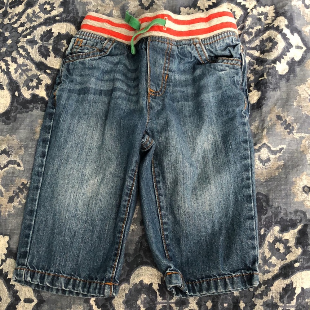 Mini Boden jeans+Sz 6-12 mos